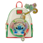 Sac a dos Loungefly Stitch & Scrump Iridescent Holiday Ornament - précommande octobre / novembre