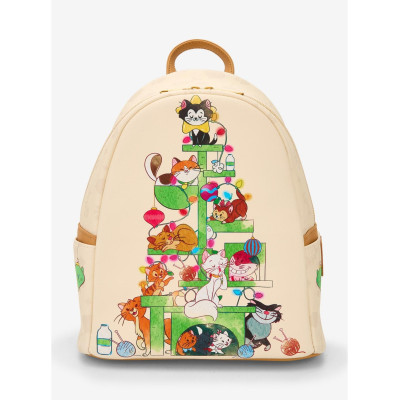 Sac à dos Loungefly Disney Cats Christmas Tree - import novembre / décembre