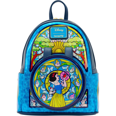 Sac a dos Loungefly Disney Princesse Stained glass collection : Blanche Neige Snow White - import janvier