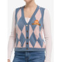 Her Universe Studio Ghibli® Howl's Moving Castle Calcifer Argyle Girls Crop Pull Vest - Import Octobre 202534374515_hi?$productM