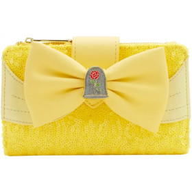 Portefeuille Loungefly Princesse sequin Belle - import
