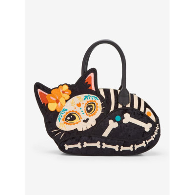 Sac a main Loungefly Día De Los Muertos Cat Figural - précommande octobre / novembre