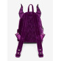 Loungefly Disney Sleeping Beauty Purple Velvet Maleficent Figural Sac à dos - Import Novembre 2025