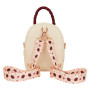 Sac a dos convertible Loungefly Cream & Red Floral - précommande octobre / novembre