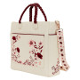 Tote bag convertible Loungefly Cream & Red Floral - précommande octobre / novembre