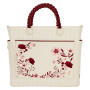 Tote bag convertible Loungefly Cream & Red Floral - précommande octobre / novembre Tote bag convertible Loungefly Cream & Red Floral - précommande octobre / novembre