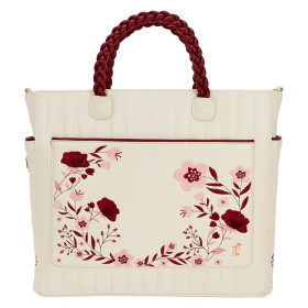Tote bag convertible Loungefly Cream & Red Floral - précommande octobre / novembre