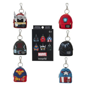 Loungefly Marvel Mystery Mini Backpack Keychain Bag Clip - précommande octobre
