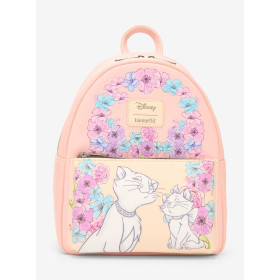 Loungefly Disney The Aristocats Duchess & Marie Floral Sac à dos - Import Novembre 2025 Loungefly Disney The Aristocats Duchess & Marie Floral Sac à dos - Import Novembre 2025