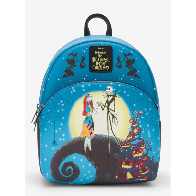 Sac à dos Loungefly The Nightmare Before Christmas Spiral Hill Night - import novembre