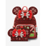 Loungefly Disney Minnie Mouse Pull Holiday Sac à dos - Import Novembre 2025
