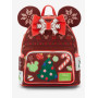 Loungefly Disney Minnie Mouse Pull Holiday Sac à dos - Import Novembre 2025