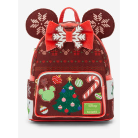 Loungefly Disney Minnie Mouse Pull Holiday Sac à dos - Import Novembre 2025 Loungefly Disney Minnie Mouse Pull Holiday Sac à dos - Import Novembre 2025