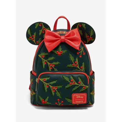 Loungefly Disney Minnie Mouse Holiday Holly Ears Sac à dos - Import Novembre 202534497216_hi?$productMainDesktop$&fmt=auto12345