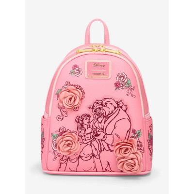 Loungefly Disney Beauty and the Beast Pink Roses Sac à dos - Import Décembre 202534515405_hi?$productMainDesktop$&fmt=auto12345