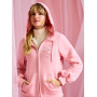 Wicked Glinda Rhinestone Ruffle Women's zippé Sweatshirt à capuche - Import Novembre 2025 Wicked Glinda Rhinestone Ruffle Women's zippé Sweatshirt à capuche - Import Novembre 2025