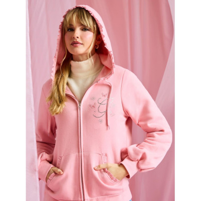 Wicked Glinda Rhinestone Ruffle Women's zippé Sweatshirt à capuche - Import Novembre 202534639702_hi?$productMainDesktop$&fmt=a