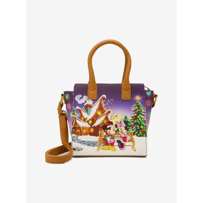 Loungefly Disney Mickey Mouse & Minnie Mouse Holiday House Mini Satchel Bag - Import Novembre 202534589086_hi?$productMainDeskto