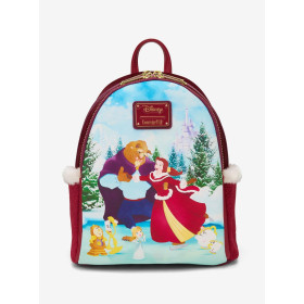 Sac à dos Loungefly Disney Beauty and the Beast Winter Ice Skating - import novembre
