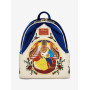 Loungefly Disney Beauty and the Beast Belle & Beast Velvet Sac à dos - Import janvier 2026 Loungefly Disney Beauty and the Beast Belle & Beast Velvet Sac à dos - Import janvier 2026