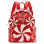 Sac à dos Loungefly Mickey Mouse Icon Peppermint Swirl - import novembre Sac à dos Loungefly Mickey Mouse Icon Peppermint Swirl - import novembre