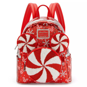 Sac à dos Loungefly Mickey Mouse Icon Peppermint Swirl - import novembre