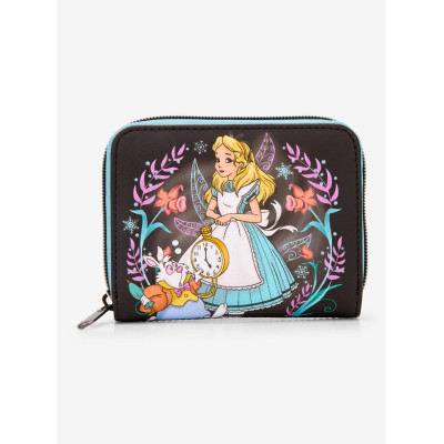 Portefeuille Loungefly Disney Alice In Wonderland Winter Drawing - import novembre