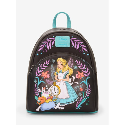 Sac à dos Loungefly Disney Alice In Wonderland Winter Drawing - import novembre