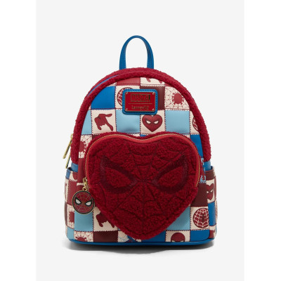 Sac à dos Loungefly Marvel Spider-Man Sherpa Heart - précommmande novembre / décembre