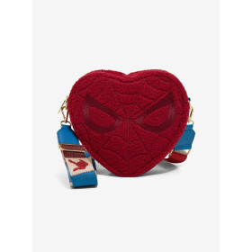 Sac à main Loungefly Marvel Spider-Man Sherpa Heart - précommmande novembre / décembre Sac à main Loungefly Marvel Spider-Man Sherpa Heart - précommmande novembre / décembre