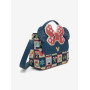 Sac à main Loungefly Disney Minnie Mouse Checker Holiday - précommande novembre / décembre