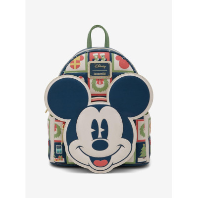 Sac à dos Loungefly Disney Mickey Mouse Checker Holiday