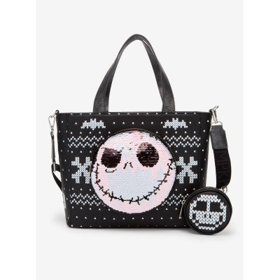 Tote bag Loungefly The Nightmare Before Christmas Jack Reversible Sequins - précommande novembre / décembre