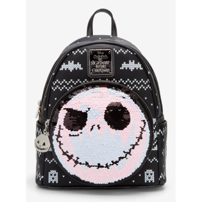 Sac à dos Loungefly The Nightmare Before Christmas Jack Reversible Sequins