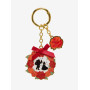 Loungefly Disney Beauty and the Beast Rose Wreath Multi-Charm porte clé - Import Novembre 2025 Loungefly Disney Beauty and the Beast Rose Wreath Multi-Charm porte clé - Import Novembre 2025