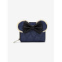 Loungefly Disney Minnie Mouse Denim Quilted Wallet - Import Décembre 2025 Loungefly Disney Minnie Mouse Denim Quilted Wallet - Import Décembre 2025