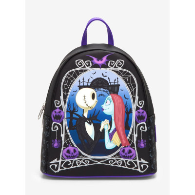 Loungefly The l'Etrange Noël de Monsieur Jack Jack & Sally Pumpkin Frame Mini Sac à dos - Import Septembre 202534080049_hi?$prod