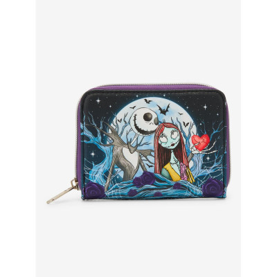 Loungefly l'étrange noël de Mr Jack Jack & Sally Moon Mini Zipper Wallet - Import Novembre 202534872287_hi?$productMainDesktop$&