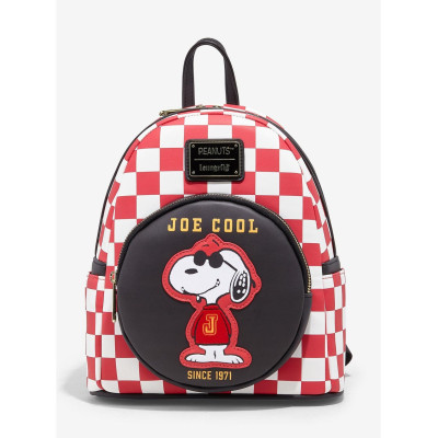 Sac à dos Loungefly Peanuts Snoopy Joe Cool Checkered - import janvier 2026