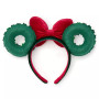 Serre tête à oreilles Ears Minnie Mouse Holiday Wreath - import novembre