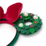 Serre tête à oreilles Ears Minnie Mouse Holiday Wreath - import novembre