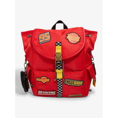 Disney Pixar Cars Lightning McQueen Patches Full-Size Backpack with Coin Purse - Import Décembre 202535070280_hi?$productMainDe