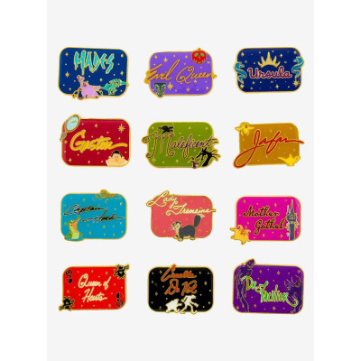 Loungefly Disney Villain Signature Name Blind Box Enamel Pin - Import Décembre 202534923110_hi?$productMainDesktop$&fmt=auto123