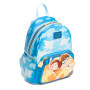 Sac à dos Loungefly Disney La-haut Pixar Up Glow In The Dark Carl and Ellie In The Clouds - import décembre
