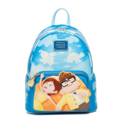 Sac à dos Loungefly Disney La-haut Pixar Up Glow In The Dark Carl and Ellie In The Clouds - import décembre