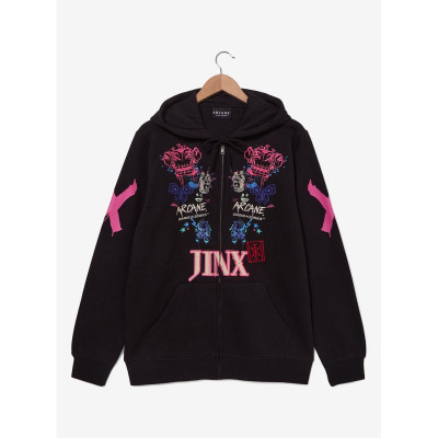 Arcane Jinx Icons brodé zippé Sweatshirt à capuche - Import Décembre 202534916884_hi?$productMainDesktop$&fmt=auto1234534916884