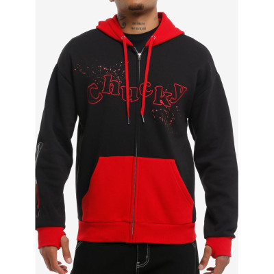 Bride Of Chucky Duo Portrait Color-Block Sweatshirt à capuche - Import Décembre 202534804585_hi?$productMainDesktop$&fmt=auto123