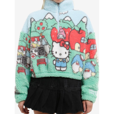 Hello Kitty And Friends Scene Sherpa Girls Crop Pull - Import Décembre 202534592304_hi?$productMainDesktop$&fmt=auto123453459230