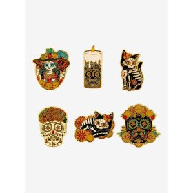 Loungefly Día de Los Muertos Icons Blind Box Enamel Pin - Import Décembre 202534352869_hi?$productMainDesktop$&fmt=auto123453435