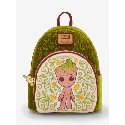 Loungefly Marvel Guardians of The Galaxy Groot Floral Velvet Sac à dos - Import Janvier 2026